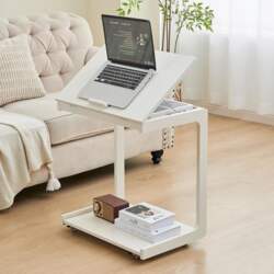 Uniclinens C-Shaped Side Table with 360°