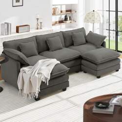 Urhanherry U-Shape Cloud Sofa, Modular Sectional