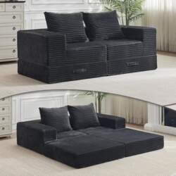 Vamcheer 2-Seater Sofa with Sleep Function