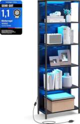 VASAGLE 6 Tier Bookcase with Adjustable