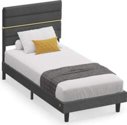 VASAGLE Single Bed Frame Fits 90