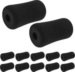 VICASKY Pack of 16 Black Foam