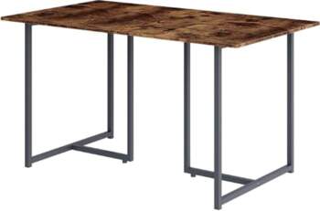 Vicco Merido Dining Table, Rustic Oak