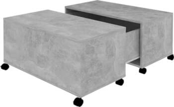 VidaXL Coffee Table, Extendable Side Table