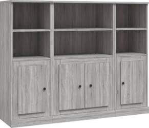VidaXL Highboard, Pack of 3, Sideboard