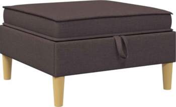 VidaXL Sofa Stool with Storage Dark