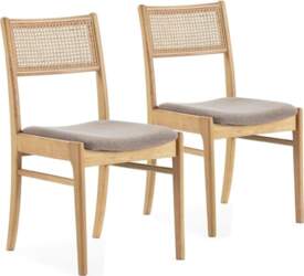 Vilma Pack of 2 Chairs Oak