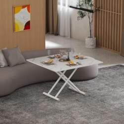 VOLERO` Convertible Space-Saving Table, Height Adjustable