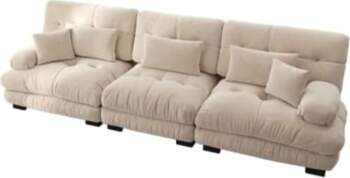Vutizal Modular Corner Sofa 3-Seater Cloud