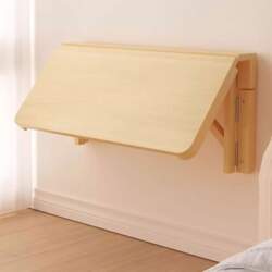 Wall Folding Table Wooden Table, Space-Saving