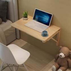 Wall Mounted Folding Table Pine Wood