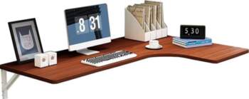 Wall Mounted L Shaped Folding Desk