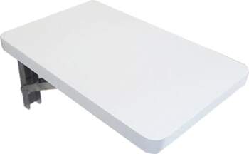 White Wooden Wall Mounted Folding Table