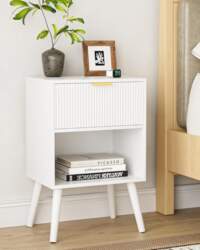 Wooden Bedside Table, Side Table with