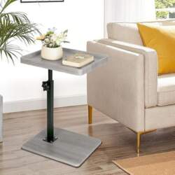 XUDREZ Adjustable C-Shaped Side Table with