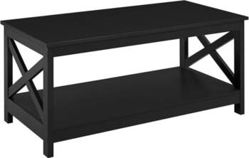 Yaheetech Coffee Table with X-shaped Frame