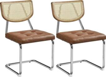 Yaheetech Kitchen Chairs, Set of 2