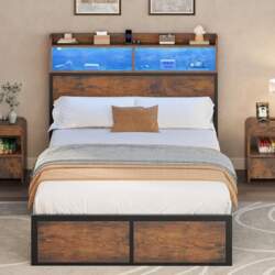 YITAHOME LED Bed Frame with Headboard