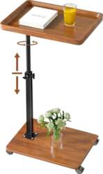 YYW Adjustable C-Shaped Side Table, C