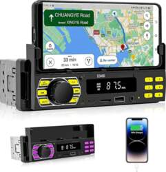 1 DIN autoradio ar Bluetooth -