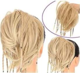 1 Pack Synthetisches Messy Bun Wavy