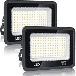 2 āra LED prožektoru komplekts, 200