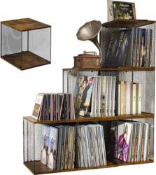 2 Cube Vinyl Record Storage Box
