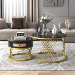 2 in 1 Round Coffee Table