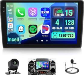 4 + 128G Android auto radio