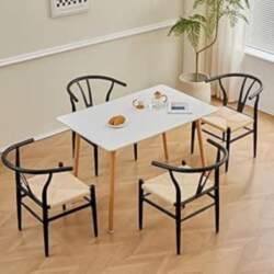 5 Piece Dining Set 110cm with