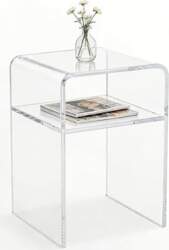 Acrylic Side Table / Bedside Table