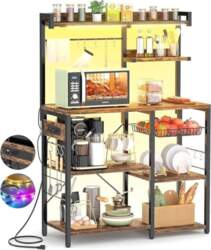 Aheaplus Baker`s Rack with Socket and