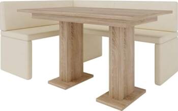 Akiko Corner Bench with Table -