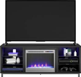Ameriwood Lumina TV statīvs ar kamīnu