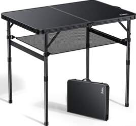 Anbte Folding Camping Table with Storage