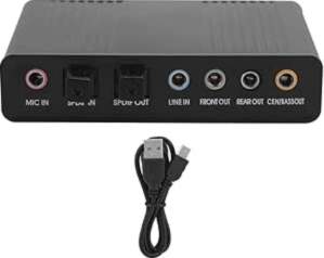ASHATA DM HD10 skaņas karte USB