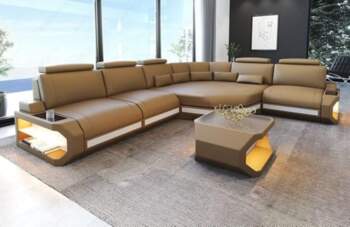 Asti Leather Sofa L Shape Sofa