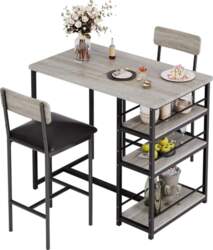Bar Table Set 3-Piece Bar Table