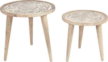 Beliani Side Table Set of 2