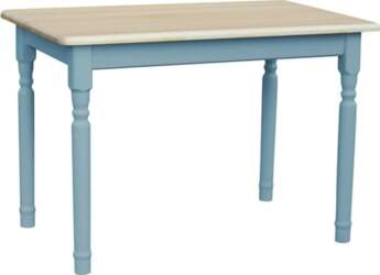 Blue Dining Table Kitchen Table Solid