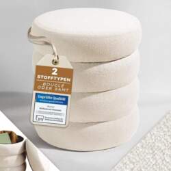 Blumtal Round Stool with Storage Space