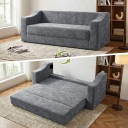 Boneless Futon Sofa Bed, Foldable Sofa