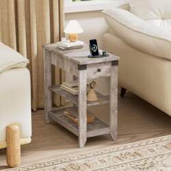 BonVache Side Table, Bedside Table with