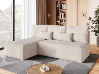 BROMARKT Corner Sofa with Sleep Function