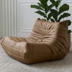 Brown, Bean Bag Sofa Floor Sofa