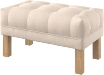 Buttoned padded bench, stool stool bed