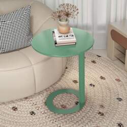 C-Shaped Side Table for Couch, Small
