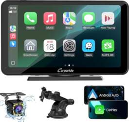 Carpuride CarPlay displejs – 7 collu