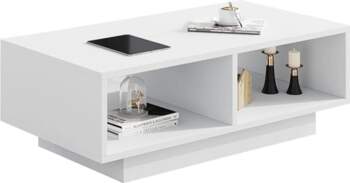 Coffee Table, White, Middle Table, Tea