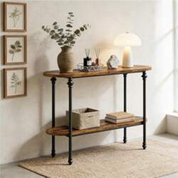 Console Table, Wood, Hallway Table, Console